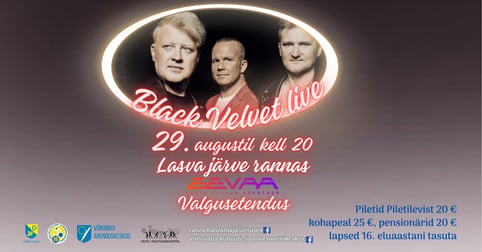 Lasva järvemuusika 2026. Black Velvet