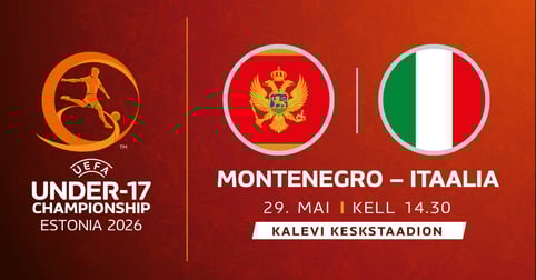 UEFA NOORMEESTE U17 EM-FINAALTURNIIR | MONTENEGRO - ITAALIA