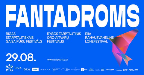 Fantadroms. Rīgas starptautiskais gaisa pūķu festivāls