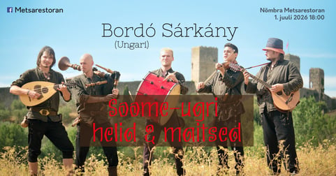 SOOME-UGRI HELID JA MAITSED. ESINEB: Bordó Sárkány