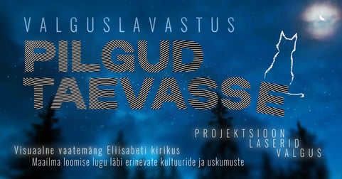 ''Pilgud taevasse'' / ''Eyes to the sky'' / Pärnu valgusteatri festival ''ÖÖvalgel''