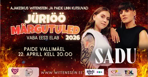 Jüriöö Märgutuled 2026 - SADU Paide vallimäel