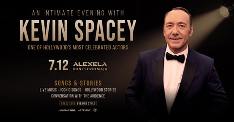 An intimate evening with Kevin Spacey ''Hollywood songs & stories'' Live in Concert
