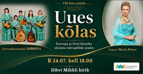 Jõhvis. Uues kõlas. Euroopa ja Eesti klassika ukraina rahvapillide seades.