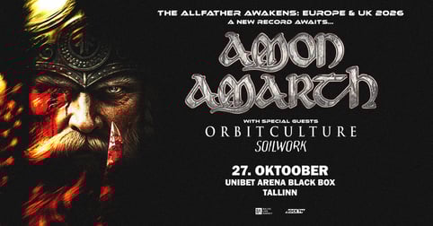 Amon Amarth + Orbit Culture + Soilwork 2026