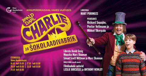 Koguperemuusikal ''Charlie ja šokolaadivabrik''