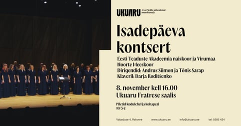 Isadepäeva kontsert Ukuarus