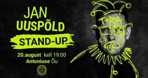 Jan Uuspõld stand-up ''Kuidas huumor meid elus edasi kannab?''