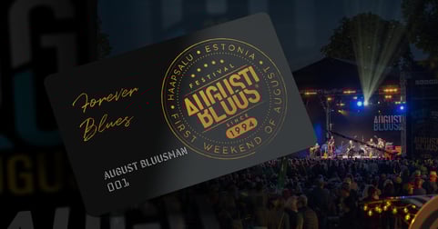 Augustibluus Eluagne festivalipass / Lifetime Membership Card