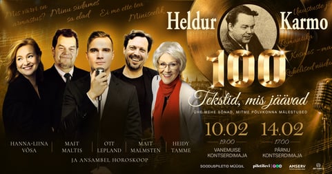Heldur Karmo 100 - Tekstid, mis jäävad