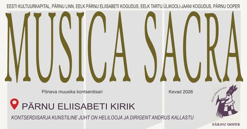 Abonementpääse / Musica Sacra kevad 2026
