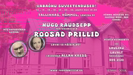 Suvelavastus ''Roosad prillid'', retrokomöödia