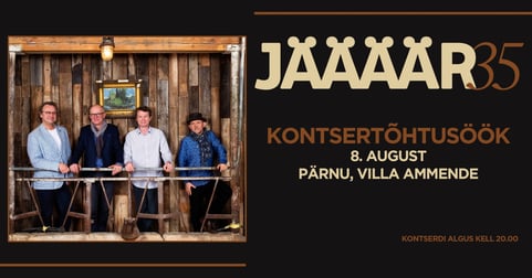 JÄÄÄÄR 35 Kontsert. Ammende Villa