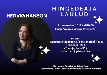 Hedvig Hanson ''Hingedeaja laulud''