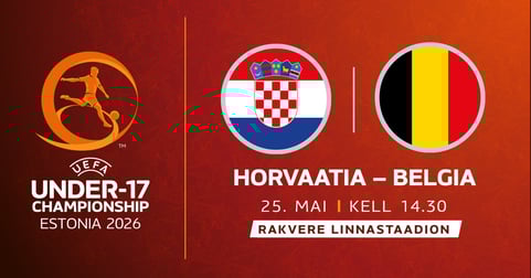 UEFA NOORMEESTE U17 EM-FINAALTURNIIR | HORVAATIA  - BELGIA