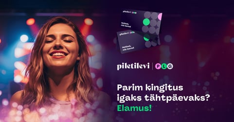 Piletilevi Kinkepilet / Kinkekaart / Подарочный билет Piletilevi