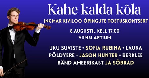 Kahe kalda kõla - Ingmar Kiviloo õpingute toetuskontsert