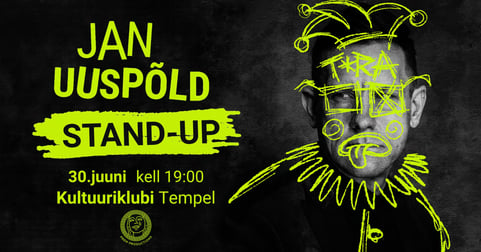 Jan Uuspõld stand-up ''Kuidas huumor meid elus edasi kannab?''