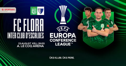 UEFA Euroopa Konverentsiliiga. FC Flora vs Inter Club d'Escaldes