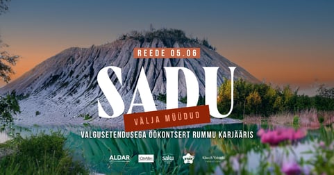 Bussipilet Tallinn-Rummu-Tallinn - SADU | Valgusetendusega öökontsert Rummu karjääris