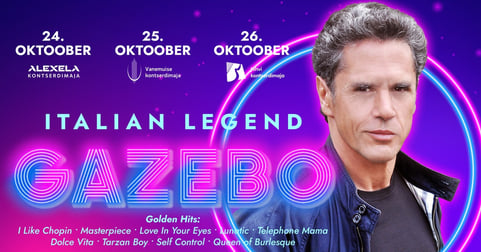 GAZEBO esmakordselt Eesti suurimatel kontserdilavadel!
