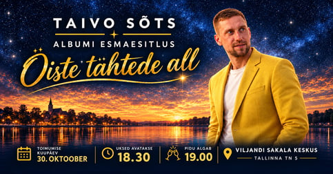 Taivo Sõtš albumi esmaesitlus ''Öiste tähtede all''