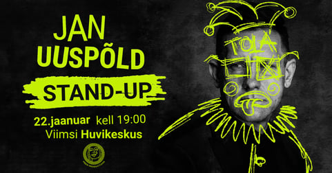 Jan Uuspõld stand-up ''Kuidas huumor meid elus edasi kannab?''