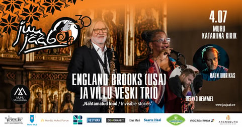 England Brooks (USA) & Villu Veski trio / XXX Muhu Tulevikumuusika Juubelifestival ''Juu Jääb 2026''