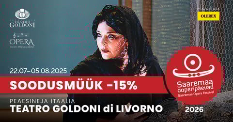2026. aasta Saaremaa ooperipäevade peaesineja on Teatro Goldoni di Livorno