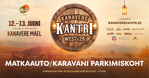 Kanavere Kantri West 2026 / Matkaauto/karavani parkimiskoht