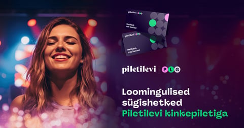 Piletilevi Kinkepilet / Kinkekaart / Подарочный билет Piletilevi