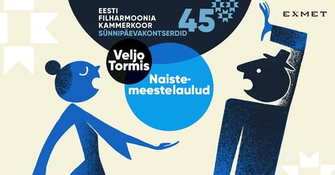Eesti Filharmoonia Kammerkoor 45. Veljo Tormis. Naiste-meestelaulud.