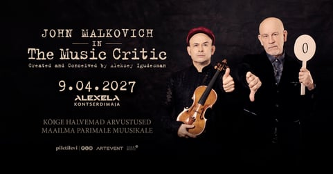 One Evening with John Malkovich in ''The Music Critic'' / ''Muusikakriitik''
