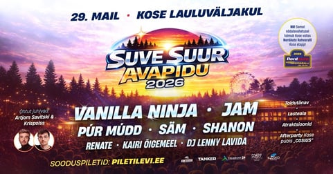 Suve Suur avapidu 2026 Kosel