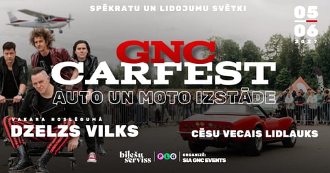 GNC Carfest - Spēkratu un lidojumu svētki