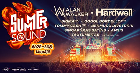 2 Dienu Biļete (2-Day Ticket) - Summer Sound festivāls 2026