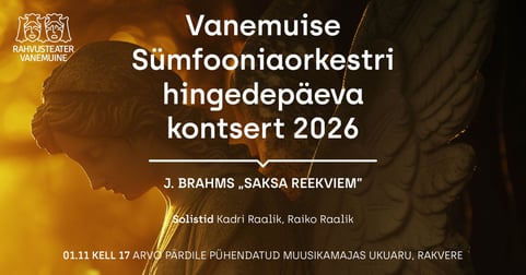 Vanemuise Sümfooniaorkestri hingedepäeva kontsert