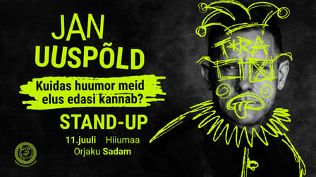 Jan Uuspõld stand-up ''Kuidas huumor meid elus edasi kannab?''