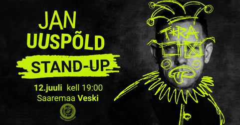 Jan Uuspõld stand-up ''Kuidas huumor meid elus edasi kannab?''