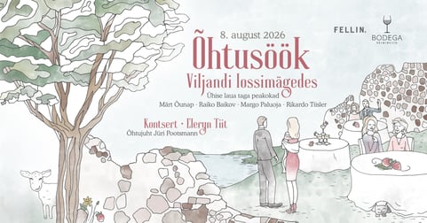 Õhtusöök Viljandi Lossimägedes