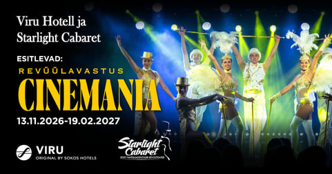Hotell Viru ja Starlight Cabaret esitlevad: revüülavastus Cinemania