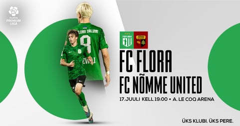 FC Flora Tallinn vs FC Nõmme United / FC Flora Tallinn kodumängud 2026