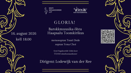 GLORIA! Barokkmuusika õhtu Haapsalu Toomkirikus