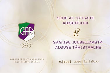 Gustav Adolfi Gümnaasium 395 - vilistlaste kokkutulek