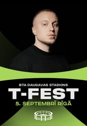 T-Fest lielais koncerts Rīgā