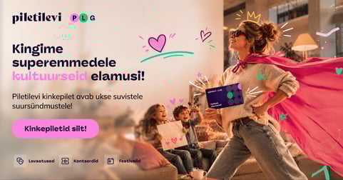 Piletilevi Kinkepilet / Kinkekaart / Подарочный билет Piletilevi