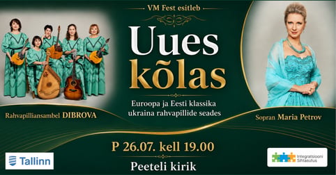 Tallinnas. Uues kõlas. Euroopa ja Eesti klassika ukraina rahvapillide seades.