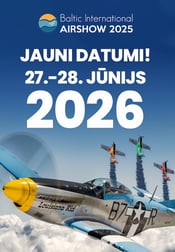 Baltic International Airshow 2025 (pārcelts no 05. un 06.07.2025)