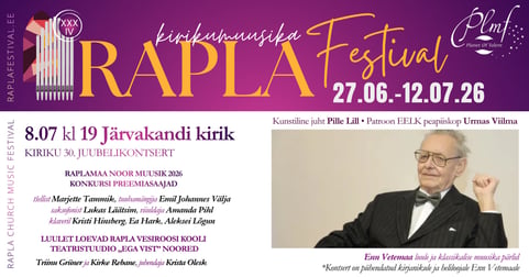 XXXIV Rapla Kirikumuusika Festivali kontsert