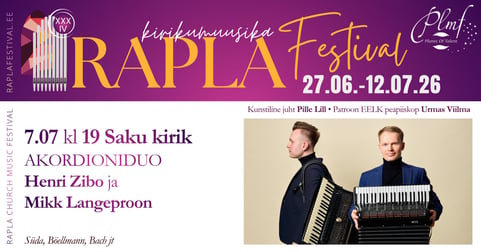XXXIV Rapla Kirikumuusika Festivali kontsert